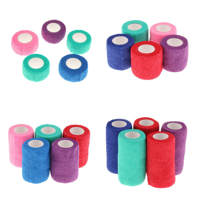10x Non Woven Vet Wound Cohesive Bandage Dog Cat Vet Easy to Apply L/S