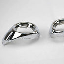 2Pc For 12-14 Ford Focus 3 Mk3 Chrome Front Fog Light Cover Trim Bezel Ring