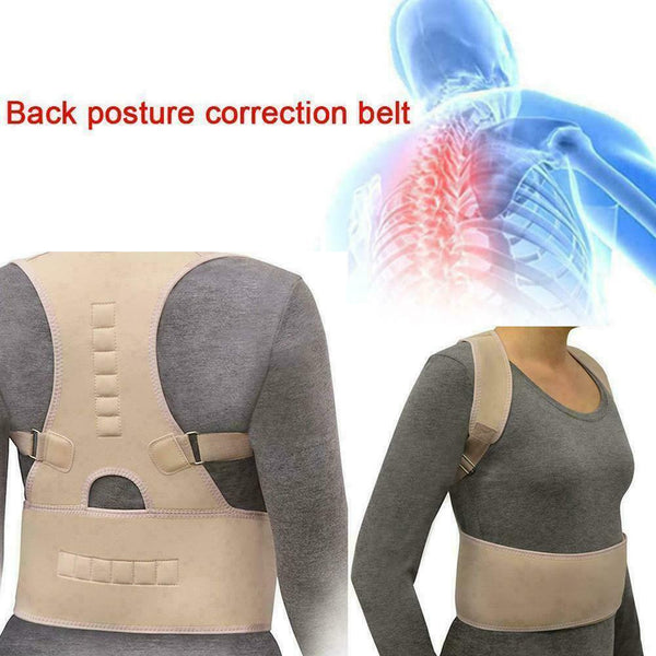 Back Shoulder Brace For Posture Correction Relief pain For back New Adjusta J4R6