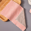 10pcs Microfiber Dishcloth Kitchen Washing Cleaning Towel Dish Cloth Rag TEJ
