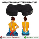 Orthopedic Pillow Seat Memory Foam Chair Office Cushion Coccyx H2Y4