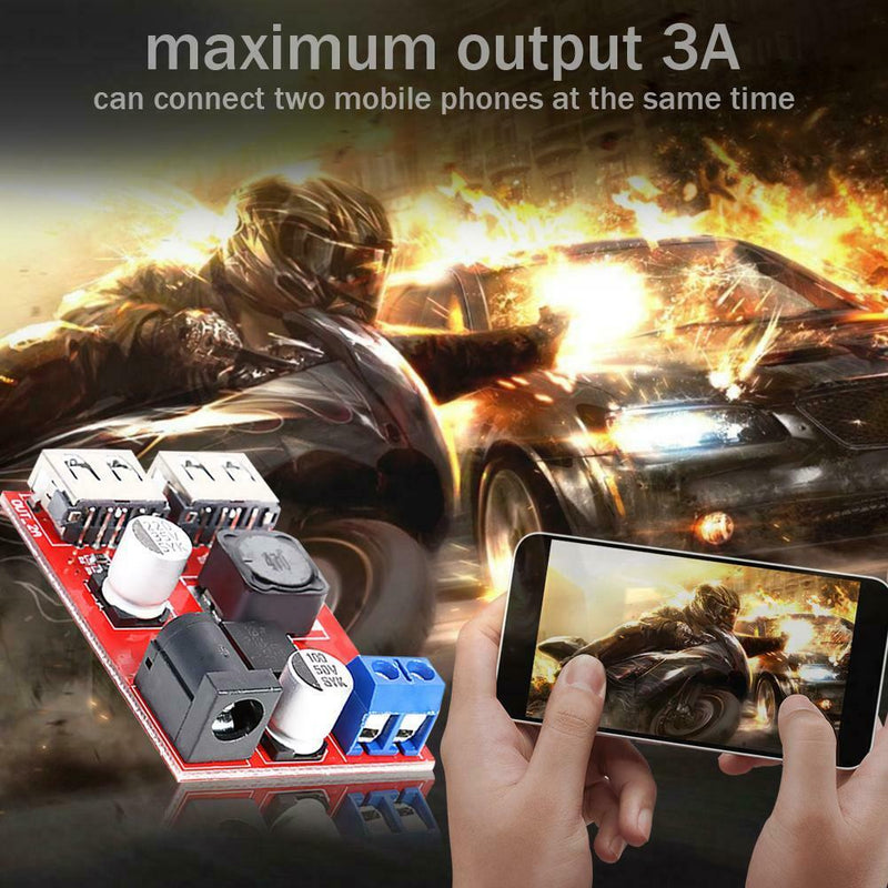 9V/12V/24V/36V to 5V DC-DC Step Down Car Charger Solar Power Supply Module A