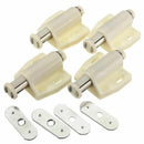 4 PCS White Magnetic Push To Open System Damper For Cabinet Cupboard Drawer P7P9