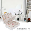 Multifunction Jewelry Storage Box Portable Fresh PU Leather Packing Case