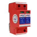 2P 20KA-40KA 220V AC SPD Surge Protector Protective Voltage Arrester Device Red