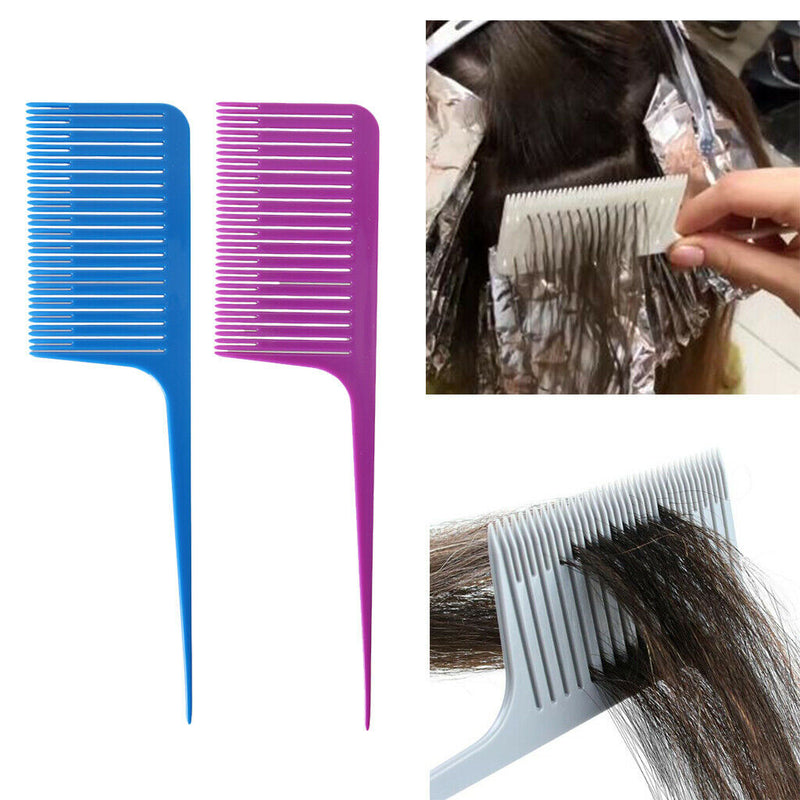 Heat-resistant Sectioning Weave Highlighting Foiling Hair Comb Styling Combs