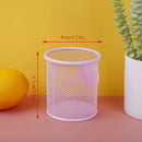 Pen Pencil Holder Vase Pot Tidy Stationery Storage Desk Container Metal Holl%!