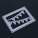 1pc Metal Wish Flags Square Dies Stencil Craft Embossing Cut Die For DIY