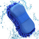 Microfiber Chenille Car Vehicle Care Washing Brush Sponge Pad Cleaning Tool OZ