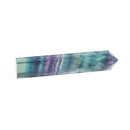 1Pc Natural Fluorite Quartz Crystal Stone Point Healing Hexagonal Wand ME