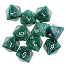 20pcs Acrylic 8 Sided D8 Dices Dies for Casino Poker Card Dice Guessing Game