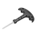 Winter Outdoor Metal Screw Fixed Nail Ice Fishing Auger Spiral Drill Rod