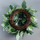 16inch Front Door Wreaths Artificial Hanging Wreath Garland for Home Party