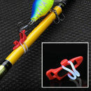 Fishing Hook Keeper Fishing Rod Lure Bait Safety Holder Plastic Hanger Fish V2M2