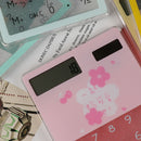 Transparent Cartoon 8digit Solar Energy Mini Portable Calculator School Suppl Gw