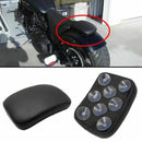 New Universal Black Motorcycles Motorbike Pillion Pad Seat 8 Suction Cup Cu