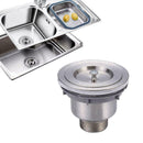 Kitchen Waste Stainless Steel Basket Stopper Shower Sink Drain Flume Drain S0O5