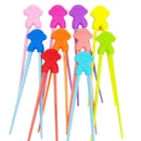 1 Pair Chopsticks For Sushi Baby Kids Cartoon Food Sticks Easy Use Fun Lear