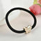 10PCS Women Black Elastic Hair Ties Bands Ropes Ring Ponytail-Holder R1T3 Q3B1