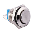 Normally Open NO N/O 16mm Metal Momentary Round Push Button Switch AC 250V