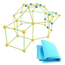 Fort Building Kit Construction Fort Toys for Kids Builder Gifts with Blanket