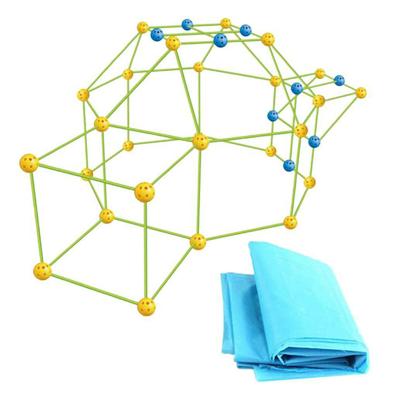 Fort Building Kit Construction Fort Toys for Kids Builder Gifts with Blanket