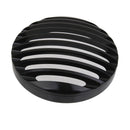Black Motorcycle 5" Headlight Grill Bezel Cover Headlight Bezel For