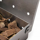 Heavy Duty Stainless Steel Meat Smoking Barbecue Smoker Box For Wood Chips,Add