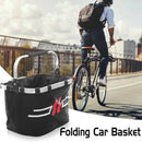 Folding Car Basket Bicycle Basket Aluminum Alloy Front Bag Mountain Bike Ac