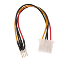 17cm Floppy Drive 4Pin Male to Large 4Pin Female Adapter Converter Cable