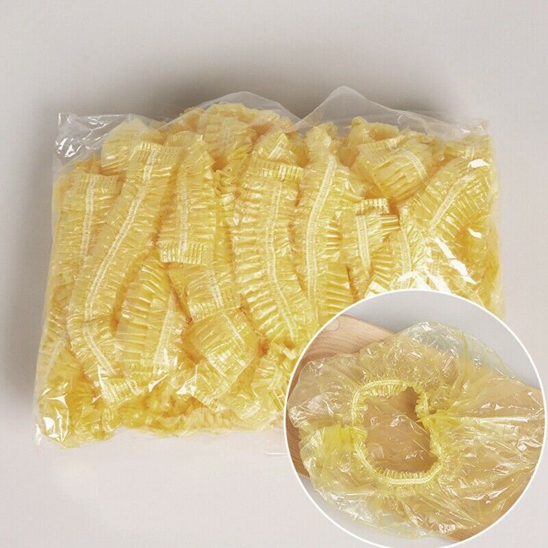 100 Pcs Disposable Hairdressing Earmuffs Salon Clear Ear Cover Ear Protecti U7E2