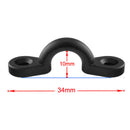 10 Pieces New Nylon Marine Deck Sheet Eye Lacing Strap Saddle Clip 34 X 10mm