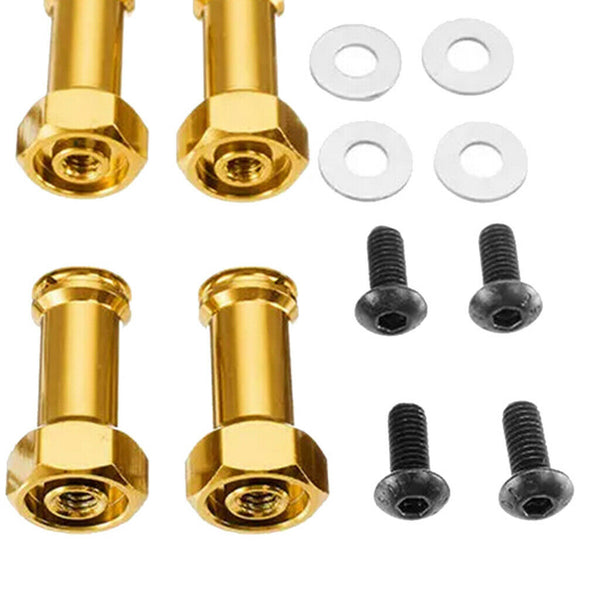 12mm Wheel Hex Hub Extension Adapter for 1/14 Wltoys 144001 Golden
