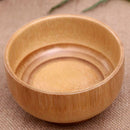 Chinese Bamboo Bowl Round Ecological Spice Natural Hand-Dipped Bowl Wood 4