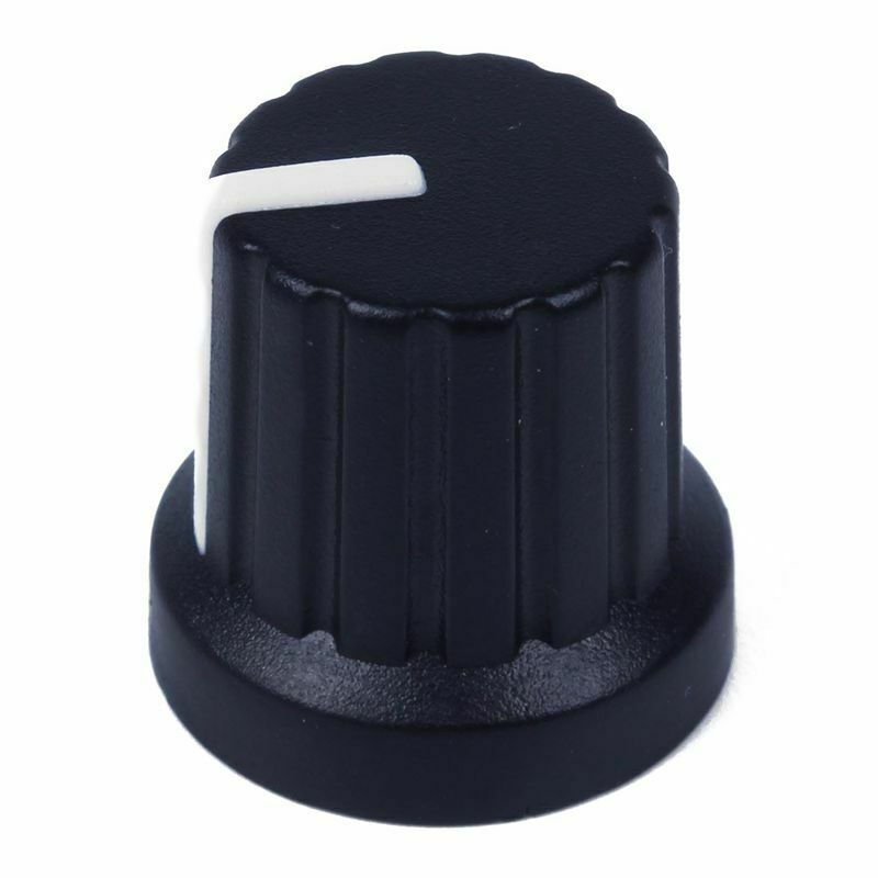 30pcs Black White Point Guitar Effect Pedal Knobs Amplifier Control Knobs