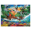 5D DIY Full Drill Diamond Painting Cartoon Sailing Ship Cross Stitch Kits