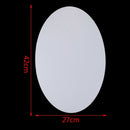 10.6x 16.5 Inch (small size) Bathroom Self-adhesive Removable Oval Mirror W