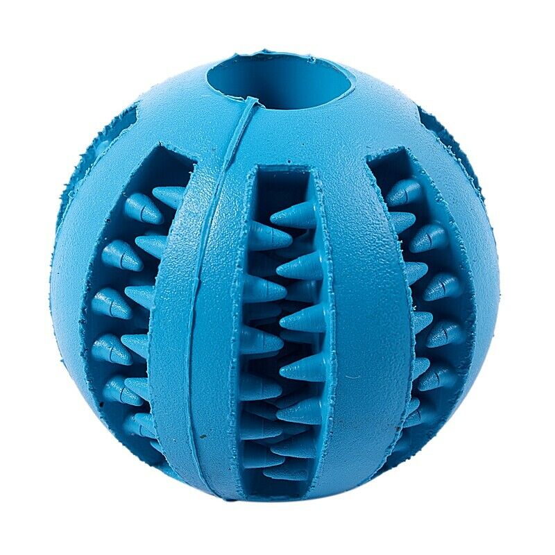 Dog Ball Toys for Pet Tooth Cleaning/Chewing/Playing,IQ Treat Ball Food Dis T5Q9