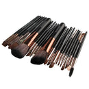 22pcs Beauty Makeup Brushes Set Cosmetic Foundation Powder Blush Brush Kit A