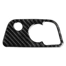 For Audi Q7 SQ7 4M LHD Car Headlight Switch Button Frame Cover Carbon Fiber Trim