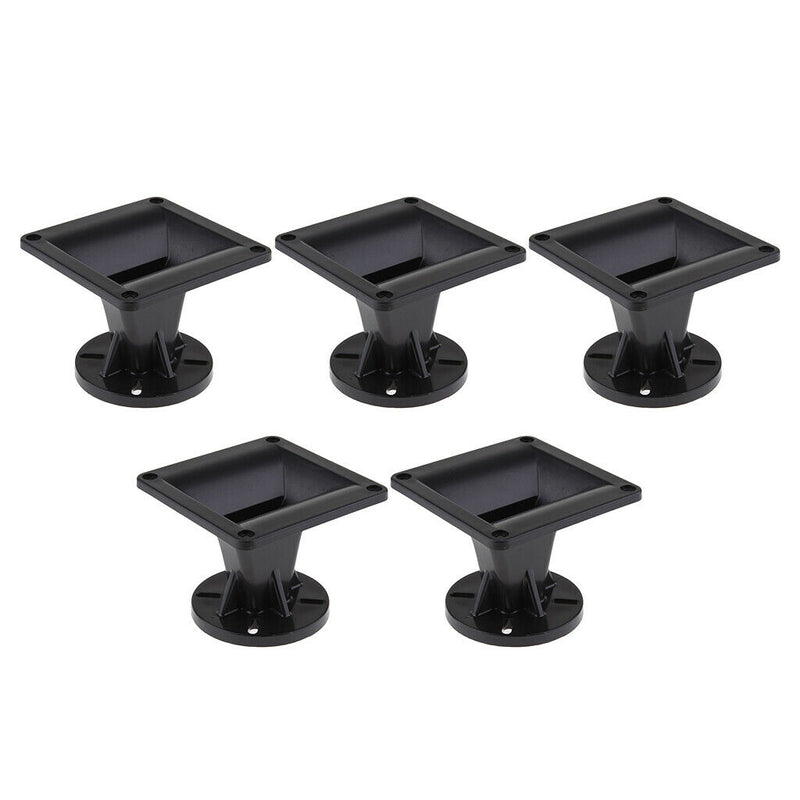 Set of 5 Home 0.98inch Throat Speaker Guide Horn Tweeter 160x160x110mm