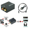 Optical Coaxial Toslink Digital to Analog Audio Converter Adapter RCA L/R N A4M4