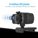 C6 Rotatable USB 2K 1080P Webcam with Mic HD Camera for PC Laptop Conference