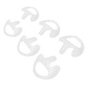 6x Two Way Radio Replacement Earpiece Earplug for Acoustic Coil Tube Earbud