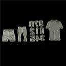 number clothes metal cutting dies stencil scrapbook album paper emboss craft  ME