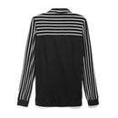 Ladies Blouse Mandarin Collar Blouse T-shirt shirt stripes shirt TOP Gr.M B