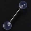 9x Clear Color Belly Navel Tragus Tongue Lip Rings Bars Body Piercing Jewelry MO
