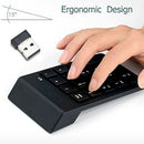 Numeric Keypad,18 Keys Wireless USB Number Pad Keyboard With 2.4G Mini USB