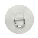 Quality 4 StainlessSteel Inflatable Boat Kayak Dinghy D-RING PVC Patch White