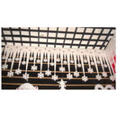 White Snowflake Ice Strip Xmas Christmas Decoration Ornament Festival Party LJ